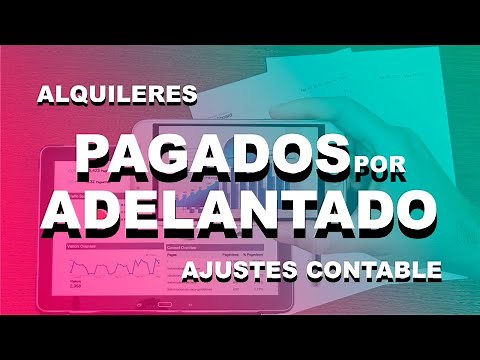 ALQUILERES PAGADOS POR ANTICIPADO o ADELANTADO | Ejemplos