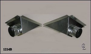 Contractor Table Saw: Sloped Dust Port / Shroud