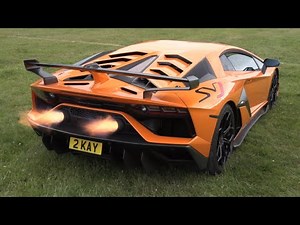 Lamborghini Aventador SVJ with GINTANI F1 Exhaust | CRAZY Revs, Flames & LOUD Sound!