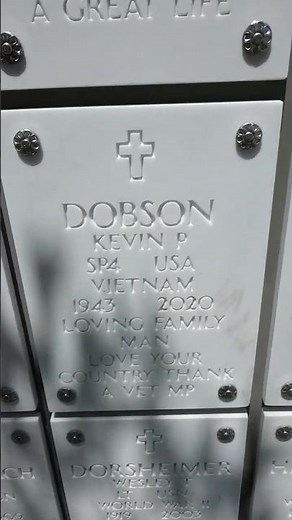 Knots Landing Actor Kevin Dobson Grave LA National Cemetery Los Angeles California April 28, 2026