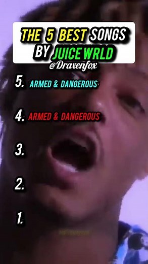 The 5 Best Juice WRLD Songs.