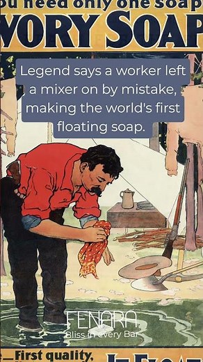 The ivory soap of p&g was customer first product engineering rather than the lucky mistake story.