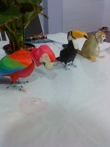 Animatronic Green-Winged Macaw Papercraft