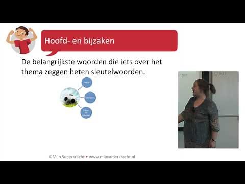 Begrijpend Lezen: hoofd en bijzaken