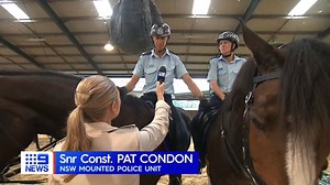 For close to 200 years, the Mounted Police Unit has patrolled the streets of Sydney. Tonight, 9 News can take you behind the prestigious gates to show you what it takes to be a "Mountie". #9News | Nightly at 6.00pm | 9 News Sydney
