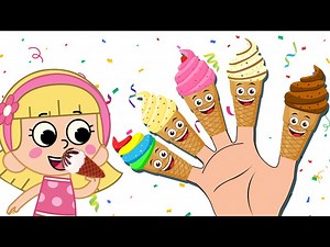Ice Cream Finger Family Song for Kids #shorts - Videos For Kids