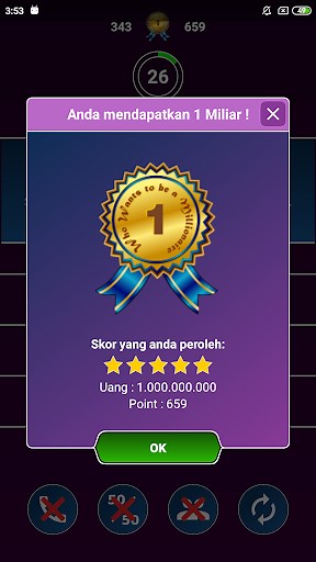 Download and Play Kuis Millionaire Indonesia on PC (Emulator)