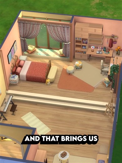 Can I Make This Giant Bedroom Look Cute? #thesims4 #thesims #sims #sims4
