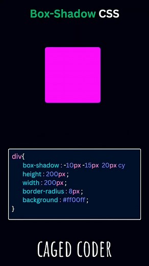 css box-shadow #webdevelopment #html #css #htmlcss #tutorials #webdesign