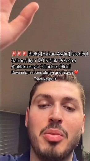 Blok3 (Hakan Aydın) İstanbul Sahnesi İçin 120 Kişilik Orkestra Açıklamasıyla Gündem Oldu!