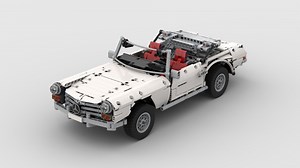 LEGO MOC-52241 Mercedes 280SL with retractable roof (Technic 2020)