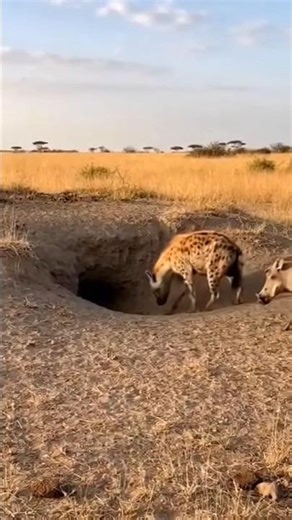 Warthog Rams Hyena Straight Into Giant Python! 🐗💥🐍