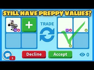 🤔🤔 STILL HAVE A PREPPY VALUES OR HARD TO TRADE NOW?? UPDATED LATEST OFFER FOR MEGA ZEBRA in Adopt me