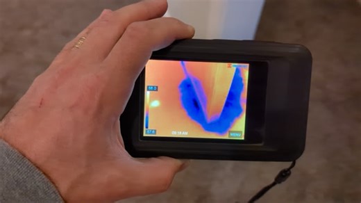 Infrared camera for the win today. Fellow inspectors, these cameras...