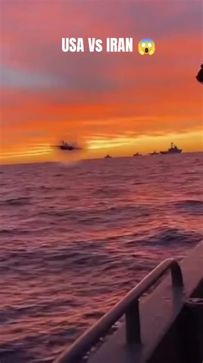 The fighter jet took off from the ocean horizon, and in just seconds, it ripped through the sky at breakneck speed, creating trails of white smoke and powerful shock waves ✈️🔥 #viralreel #navy #fighterjet #airpower #supersonic #militaryaviation #highspeedmachining #usa #iran #war #usairanwar