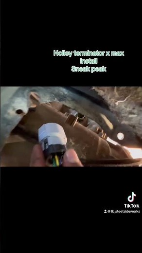 Holley terminator x max install