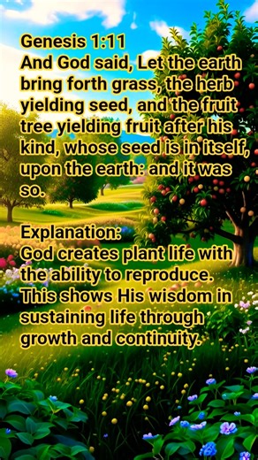 God's Genius Design: Plants That Reproduce Themselves! 🌱 | Genesis 1:11 Explained