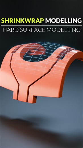 Joshua Eastaway | 3D Modeller on Instagram: "Learn how to use the shrinkwrap modifier in subdivision hard surface modelling. 😁 This is heavily inspired by Ray Mairlot’s article: The Shrinkwrap Modifier: A Hard-Surface Modeller’s Best Friend. I read Ray’s article about using shrinkwrap meshes for hard surface modelling back in 2016 and it totally changed how I approached modelling ever since. I frequently use the shrinkwrap modifier in many of my other modelling tutorials, but figured it would b