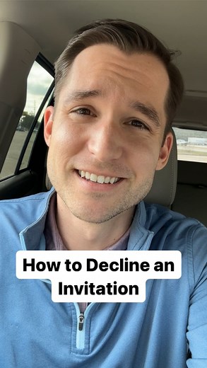 836K views · 15K reactions | how to (politely) decline an invite. #communicationskills #boundaries #sayingno #socialanxiety | Jefferson Fisher | Facebook
