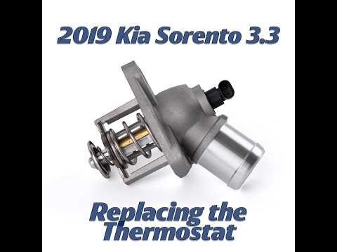 Replacing the Thermostat in a 2019 Kia Sorento 3.3l