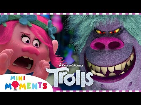 The Bergens Invade Troll Village! 😱 🩷 | Trolls (2016) | Movie Moments | Mini Moments