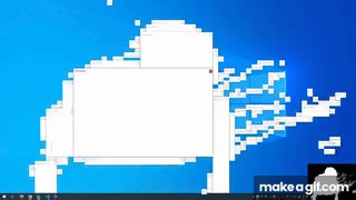 Bad Apple but it's a Windows virus on Make a GIF