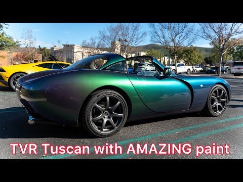 TVR Tuscan has color shifting paint