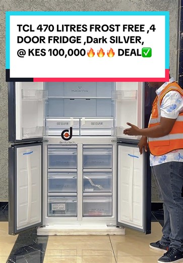 TCL 470 Litres Frost Free 4 Door Fridge for Sale