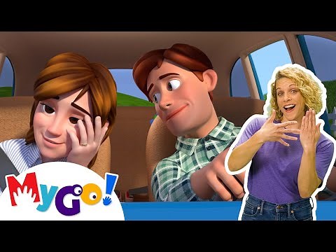 Are We There Yet? | CoComelon Nursery Rhymes & Kids Songs | MyGo! Sign Language For Kids