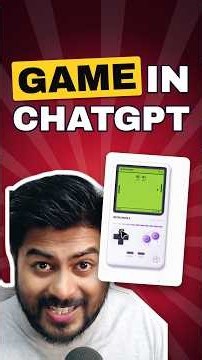 ChatGPT AI Now Builds Mini Apps and Games #Shorts
