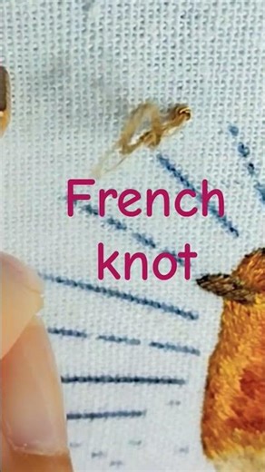 FRENCH KNOTS | French knot | Easy step by step