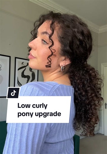 Enhance Your Curly Hair Ponytail with This Easy Trick