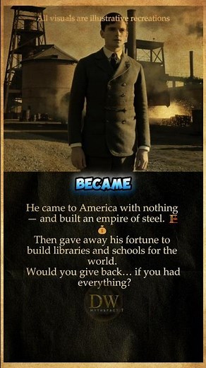 From Nothing to a Steel Empire! The Andrew Carnegie Story #philanthropy #businesslegends #success