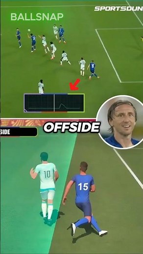 🚨 OFFSIDE BY A HAIR! Smart Ball Breaks Croatia's Hearts! 💔⚽
