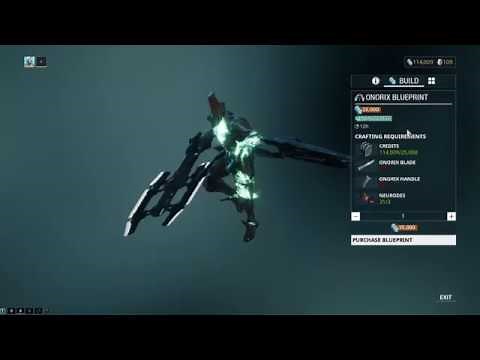 Warframe How to get the Onorix Updated