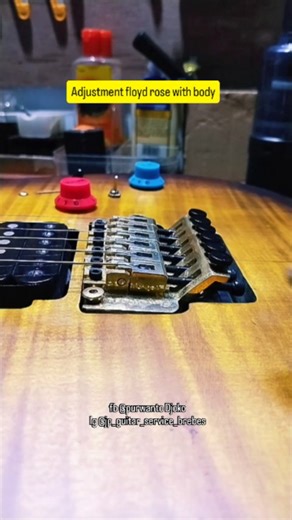 JP guitar Service brebes | Adjustmen floyd rose flat with body This setting aims to ensure that the string tension and spring are balanced (stable tuning) Follow... | Instagram
