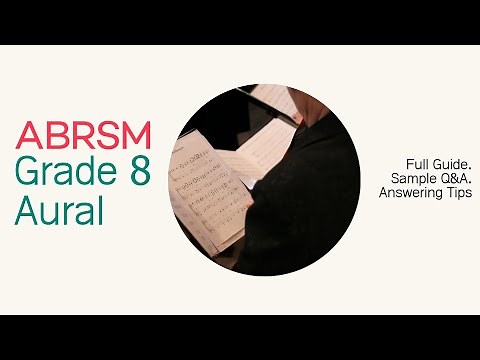 ABRSM Grade 8 Aural Test｜Full Guide, Sample Q&A, Answering Tips