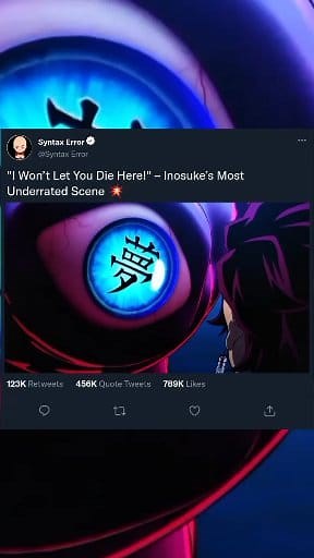 I Won't Let You Die Here 🥀 #foryoupageシ #fypシ゚viralシfypシ゚ #viral #anime #animeedit #DemonSlayer #Tanjiro #inosuke | Syntax Error