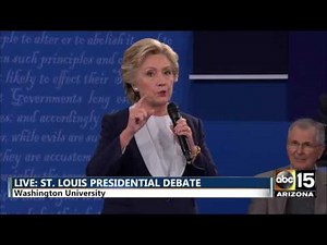 Presidential Debate - HC on Wikileaks and a Steven Spielberg film - Hillary Clinton vs. Donald Trump