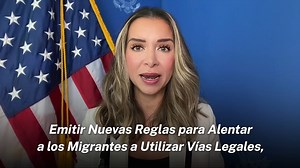 El Departamento de Estado y el Departamento de Seguridad Nacional han anunciado amplias medidas adicionales para gestionar humanamente la frontera por medio de la disuasión y la aplicación de la ley. Las personas que crucen la frontera suroeste de Estados Unidos sin autorización o sin haber utilizado una vía legal, y sin tener programada una hora de llegada a un puerto de entrada, se presumirá que no reúnen los requisitos para obtener asilo, salvo que se aplique una excepción. Para conocer más d