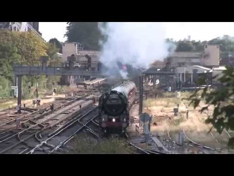 Britannia class 4-6-2 steam locomotives in action