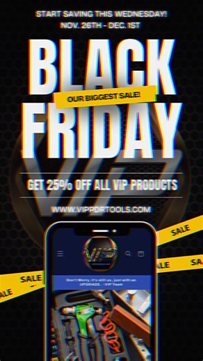 ⚡️ BLACK FRIDAY IS ON! ⚡️ VIP PDR TOOLS’ BIGGEST SALE EVER is LIVE. Take 25% OFF all VIP PRODUCTS with code: BLACK FRIDAY 2025 Valid Nov 28 – Dec 1 Load up your cart, upgrade your setup, and get the tools that level up your repairs. 🔧🔥 Shop now: www.vippdrtools.com #PDR #PDRTools #PaintlessDentRepair #VIPPDRTOOLS #DentTools #HailTech #DoorDing #PDRLife #BlackFriday2025 #BlackFridaySale #ToolSale #PDRCommunity #AutoReconditioning #SmallBusiness #PDREquipment #DentRepairTechs | VIP PDR TOOLS
