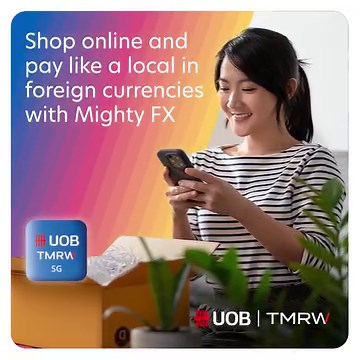 Whether you’re a globe-trotter, online shopper, investor, or someone who needs foreign currencies for fund transfers, you can convert currencies with Mighty FX and get FX ready! From now till 29 Sep 2023, get up to S$58 cash and an Apple AirTag when you apply for a UOB savings account online and add on Mighty FX* on any Friday! *For new-to-UOB Deposits customers only. A minimum deposit of S$5,800 in fresh funds is required. T&Cs apply. | UOB