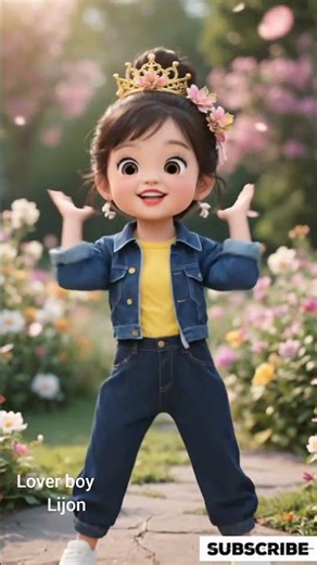 Cute Princess Dance with Butterflies 🦋 Magical Forest Dance | Beautiful Animation Short #babydance