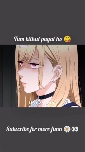 Tum bilkul pagal ho 😂 | Hindi dub | My dress up darling | #shorts​ #anime​ #animeedits​