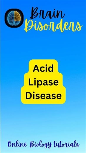 Acids lipase disease I Brain disorders I What is acid lipase disease
