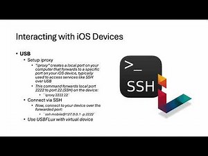 3.4 FREE IOS Pentest Course - Interaction via SSH + libimobiledevice