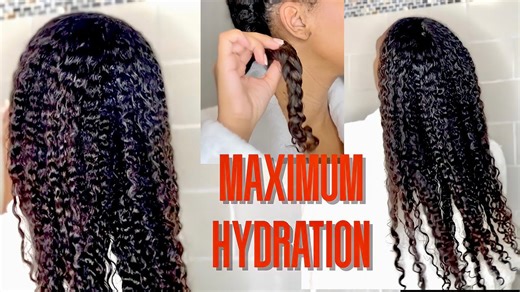 Maximum hydration for dry natural hair! Max length retention low porosity