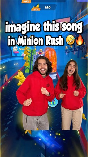 imagine this song in Minion Rush 🤣🔥
