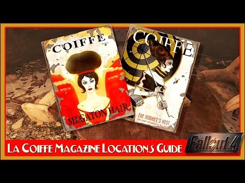 All LA COIFFE Magazine Locations Guide for Fallout 4